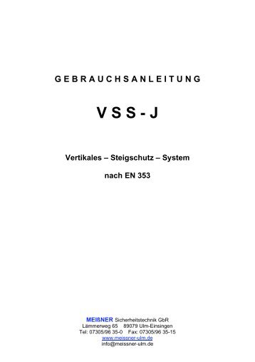 V S S - J - Meissner Sicherheitstechnik