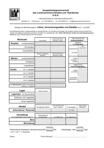 Betriebsvergleiche Landmaschinen 2008 - Landmaschinenverband ...