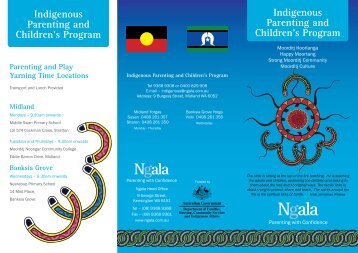 Indigenous Parenting and Children's Program Indigenous ... - Ngala