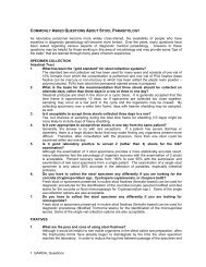 Commonly Asked Questions About Stool Parasitology - SWACM