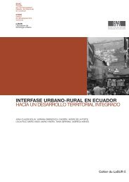 interfase urbano-rural en ecuador hacia un desarrollo territorial ...