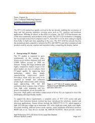 High Performance TFT LCD Driver ICs for Large-Size Displays