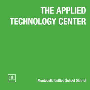 THE APPLIED TECHNOLOGY CENTER - IBI Group
