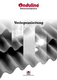 Bitumenwellplatten - Plastico Bohner GmbH