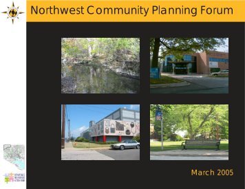 Strategic Neighborhood Action Plan - The Associated