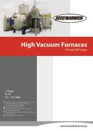 High Vacuum Furnaces - Seco-Warwick