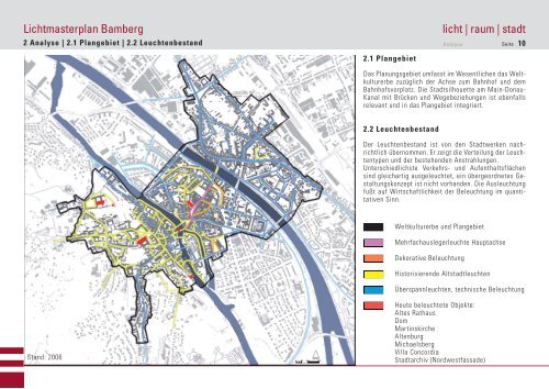 Lichtmasterplan Bamberg für die Innenstadt - Stadtplanungsamt ...