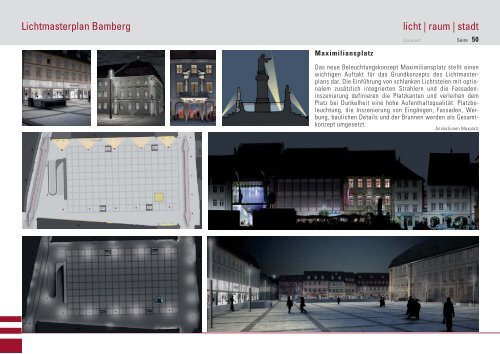 Lichtmasterplan Bamberg für die Innenstadt - Stadtplanungsamt ...