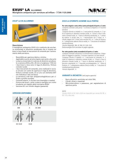 Porte vetrate in alluminio