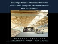 Nachhaltige Holzbau- Architektur fÃ¼r Kommunen - Clusterinitiative ...