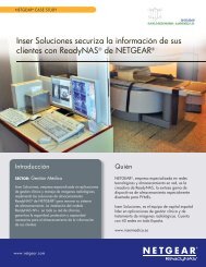 Inser Soluciones securiza la informaciÃ³n de sus clientes ... - Netgear