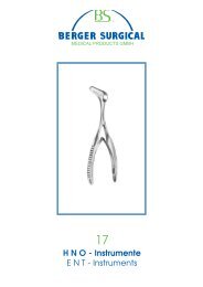 17 HNO-Instrumente - Berger Surgical