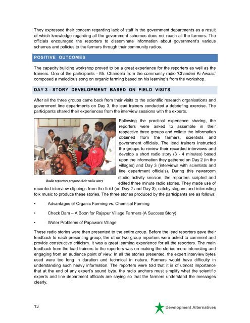 Capacity Building Workshop Report - CDKN Global