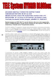 TELE System HYBRID BLOBbox - Digisatitalia antenne tv digitale ...