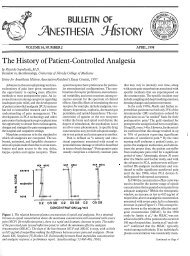 April 1998, Vol 16 - Anesthesia History Association