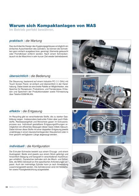 Wie die MAS Kompaktanlage - Maschinen und Anlagenbau Schulz ...