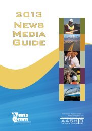 AASHTO Media Guide - American Association of State Highway and ...