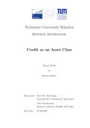 Technische Universität München Credit as an Asset Class - risklab