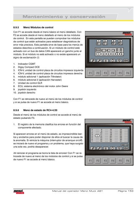 Mantenimiento y concervaciÃƒÂ³n