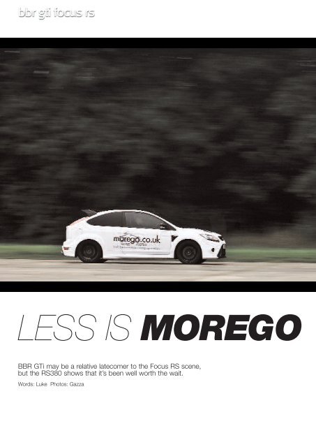 LESS IS MOREGO - BBR GTi.