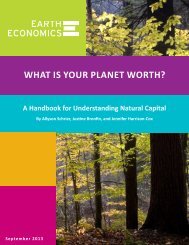 A Handbook for Understanding Natural Capital - Earth Economics