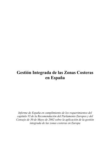 GestiÃ³n Integrada de las Zonas Costeras en EspaÃ±a - Ministerio de ...