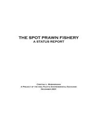 The Spot Prawn Fishery: A Status Report - Earth Economics