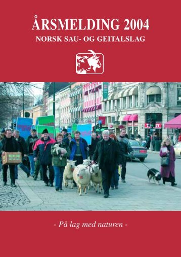ÅRSMELDING 2004 - Norsk Sau og Geit