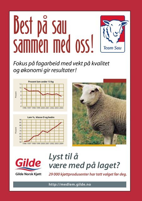 ÅRSMELDING 2004 - Norsk Sau og Geit