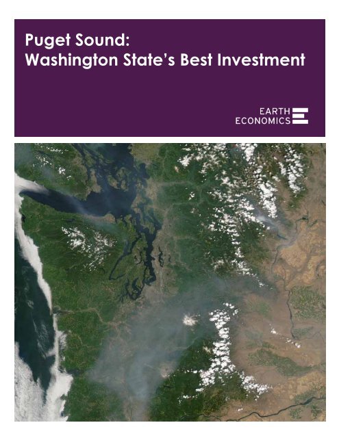 Puget Sound: Washington State's Best Investment - Earth Economics