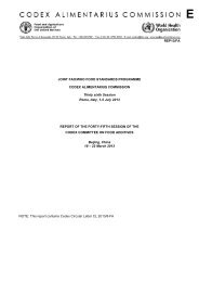 alinorm 01/17 - CODEX Alimentarius