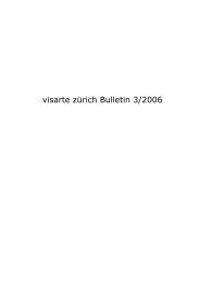 visarte zÃ¼rich Bulletin 3/2006