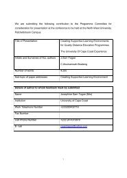 The University of Cape Coast Experience - South African Institute for ...