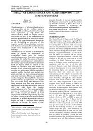 Impact of banks merger and acquisition on their - The Journal of ...