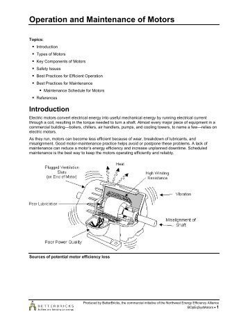 Operation and Maintenance of Motors - BetterBricks