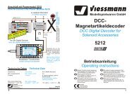 Magnetartikeldecoder 5212 Betriebsanleitung DCC Digital Decoder ...