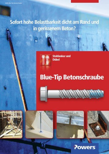 Blue-Tip Betonschraube - bei Powers Europe