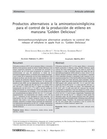 Productos alternativos a la aminoetoxivinilglicina para el control de ...