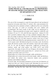 Full Text - Misr Journal Of Agricultural Engineering (MJAE)