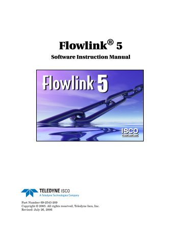 Flowlink 5 User Manual - Isco