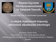 A talajok légáteresztő képesség mérésének alkalmazási lehetőségei
