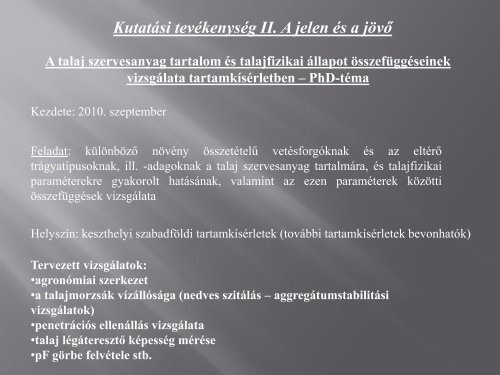 A talajok légáteresztő képesség mérésének alkalmazási lehetőségei