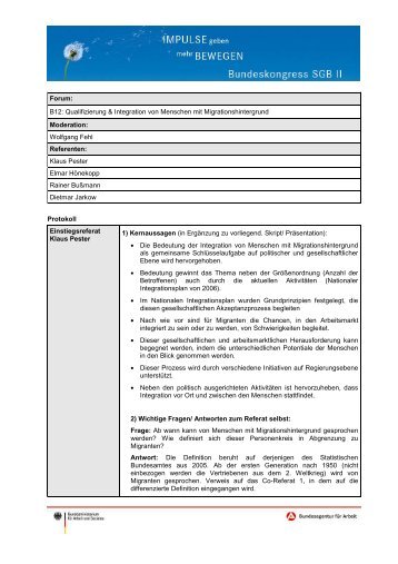 Protokoll zum Forum downloaden.pdf - Bundeskongress-sgb2.de