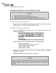 Formulaire de soumission - Disposition des biens - Gouvernement ...