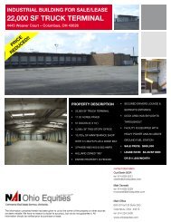 industrial building for sale/lease 22000 sf truck terminal