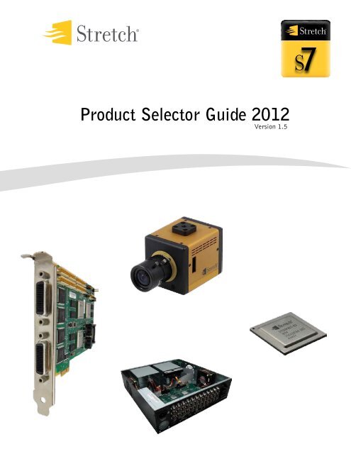 Product Selector Guide 2012 - Stretch Inc