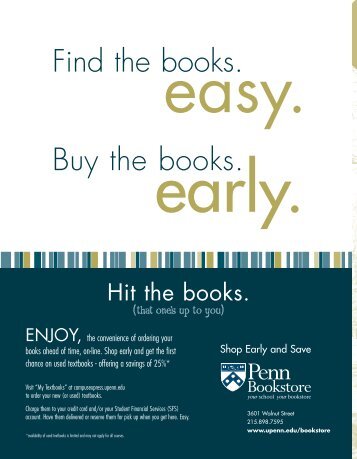 Guide for Penn Families - University of Pennsylvania