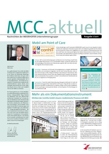 aktuellAusgabe 1/2011 - Meierhofer AG