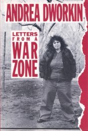 Letters From a War Zone - ressourcesfeministes