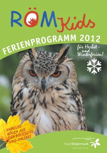 FE RI ENPROGRA MM 2012 - Stadt Rödermark